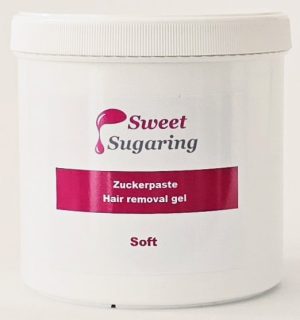 Einzelne Dose der Zuckerpaste Soft von Sweet Sugaring.